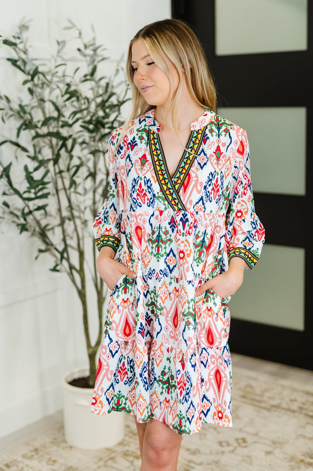 Depend on Me Boho Tiered Dress - 7/13