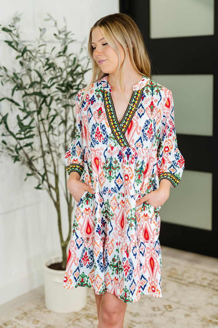 Depend on Me Boho Tiered Dress - 7/13
