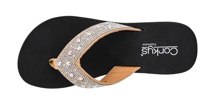Dime A Dozen Sandals - Rhinestone by Corkys