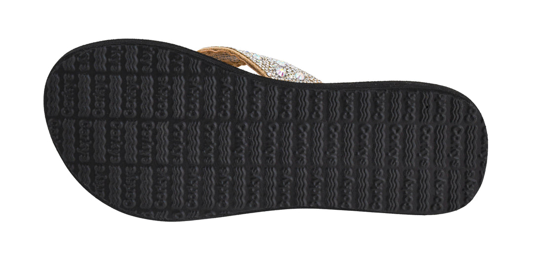 Dime A Dozen Sandals - Rhinestone by Corkys