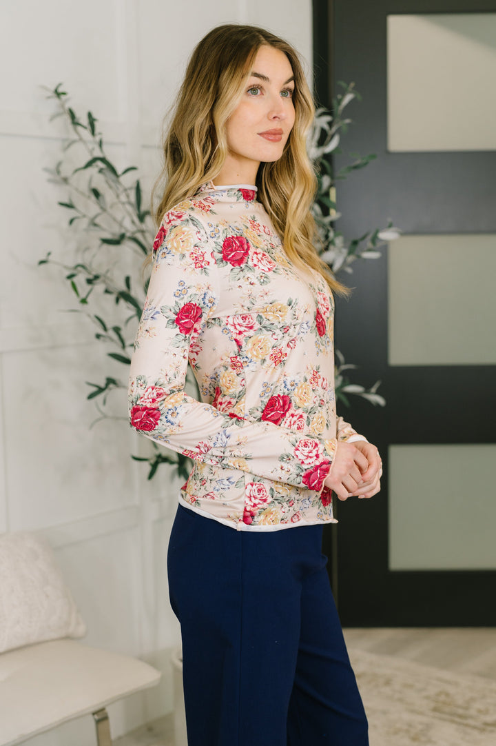 Direction to Perfection High Neck Long Sleeve Top - 3/17