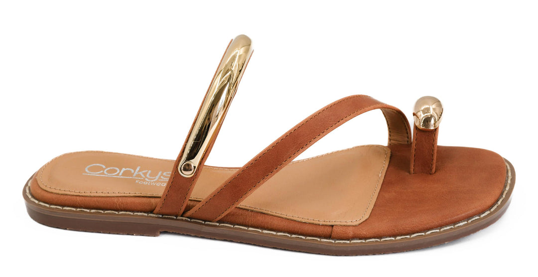 SHOE PARTY! Dirty Looks Cognac by Corkys (Ships in 2-3 Weeks)