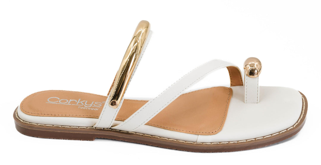 SHOE PARTY! Dirty Looks Ivory by Corkys (Ships in 2-3 Weeks)