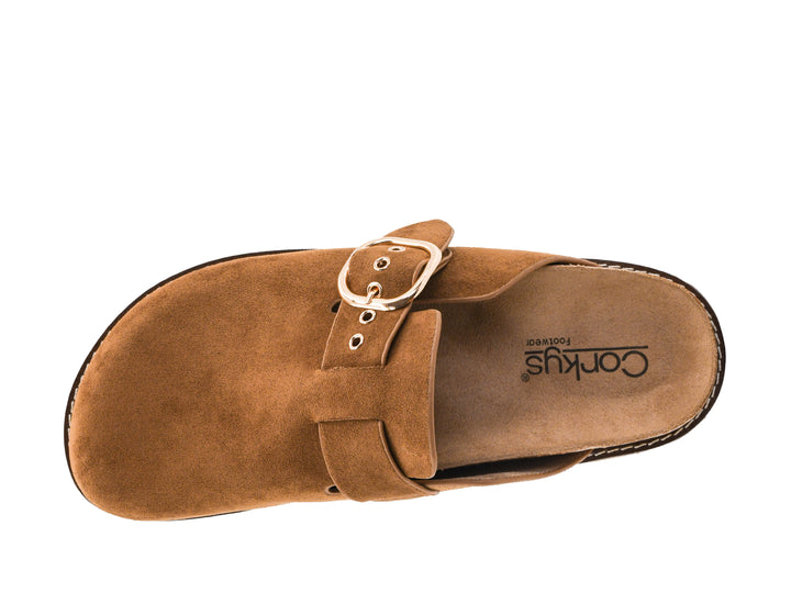 Distracted - Camel Faux Suede by Corkys