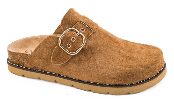 Distracted - Camel Faux Suede by Corkys