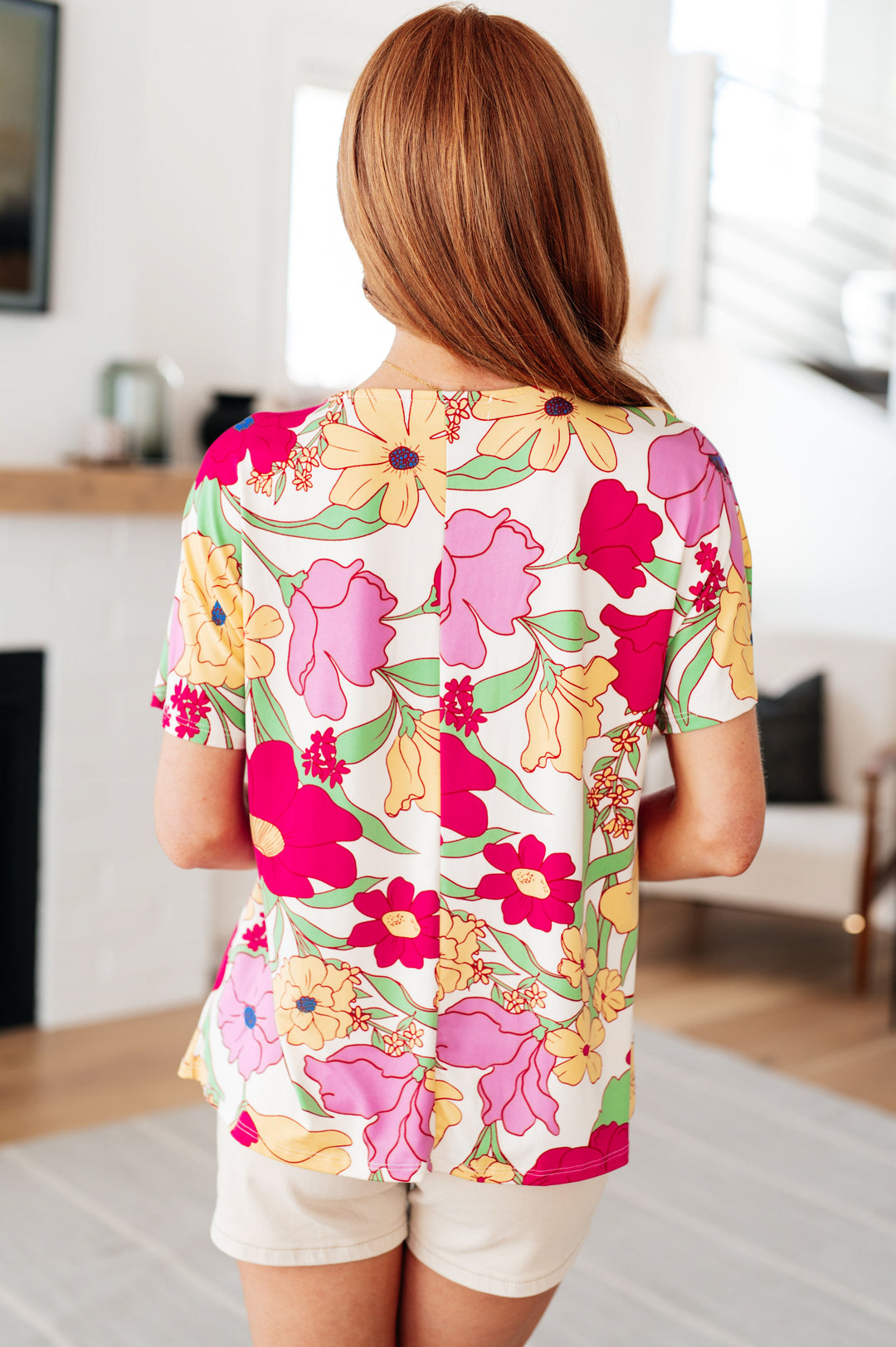 Do It Anyways Floral Top - 6/11