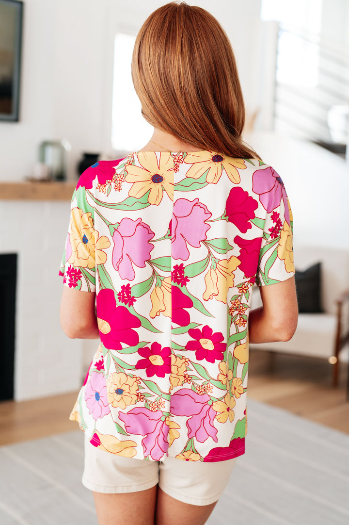 Do It Anyways Floral Top - 6/11
