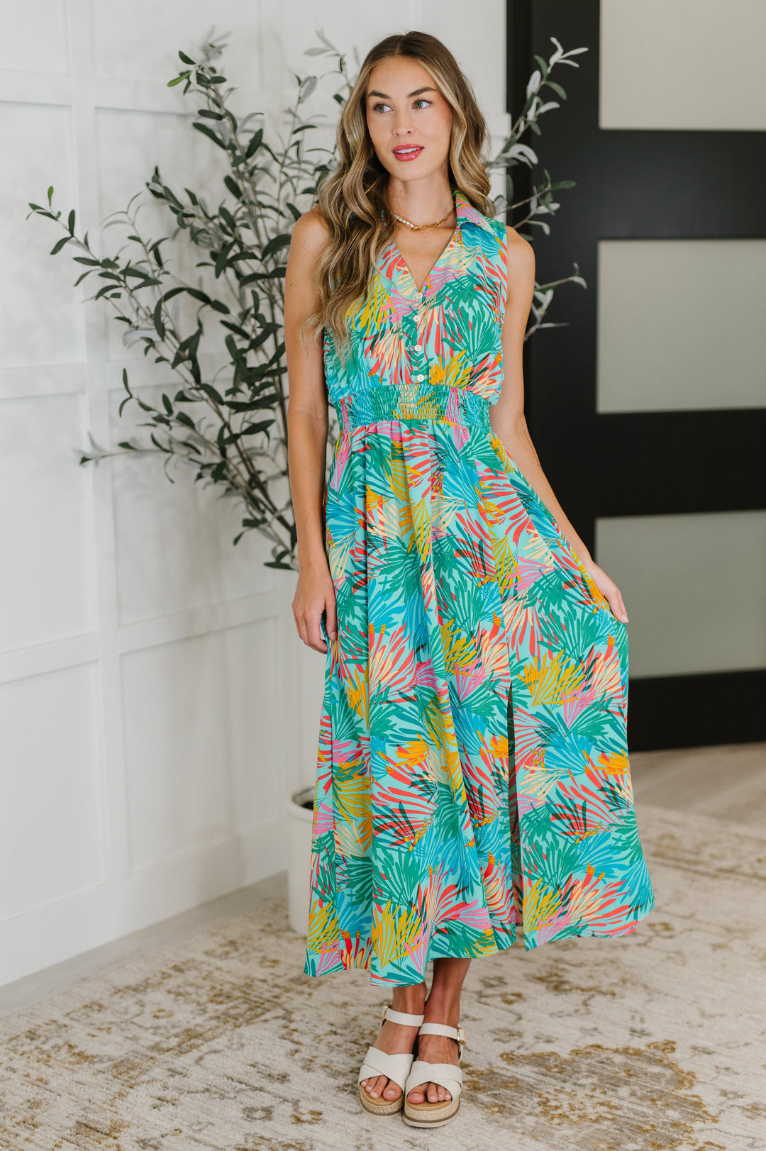 Don't Be Shy, Babe Sleeveless Dress in Mint - 5/7