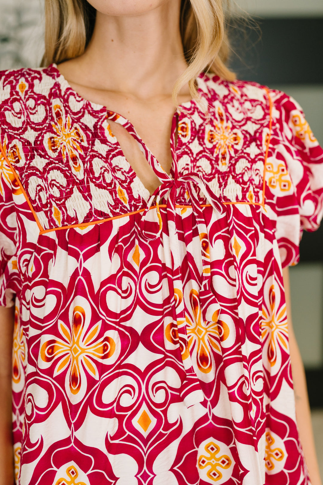 Don't You Go Away Balloon Sleeve Dress - 7/13