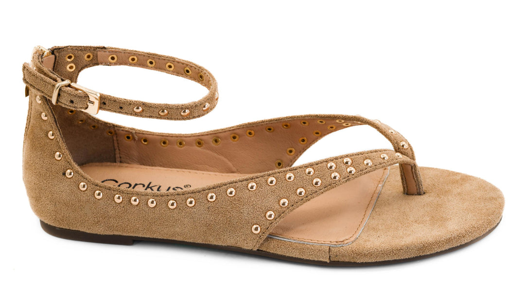 SHOE PARTY! Dont Be Cringy Camel Faux Suede by Corkys (Ships in 2-3 Weeks)