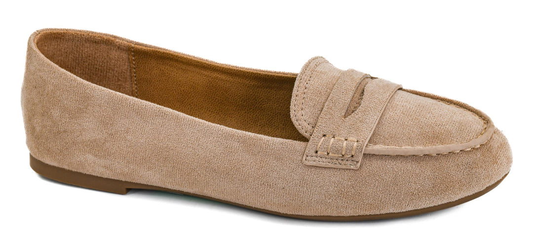 SHOE PARTY! Dont Tell Sand Faux Suede by Corkys (Ships in 2-3 Weeks)