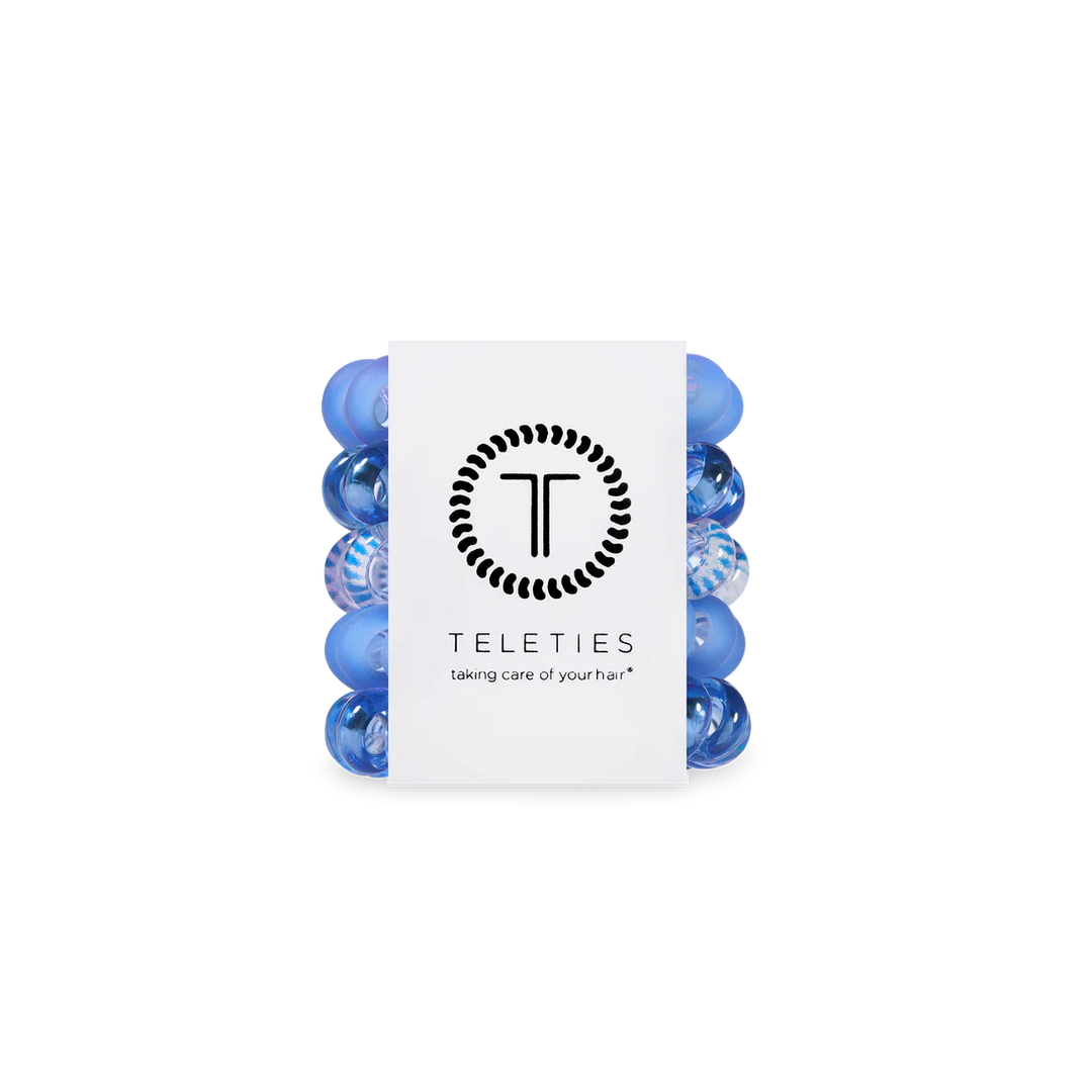 Teleties Hair Tie - Tiny Band Pack of 5 - Drop It Like a Dreidel