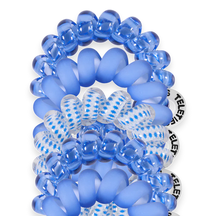 Teleties Hair Tie - Tiny Band Pack of 5 - Drop It Like a Dreidel