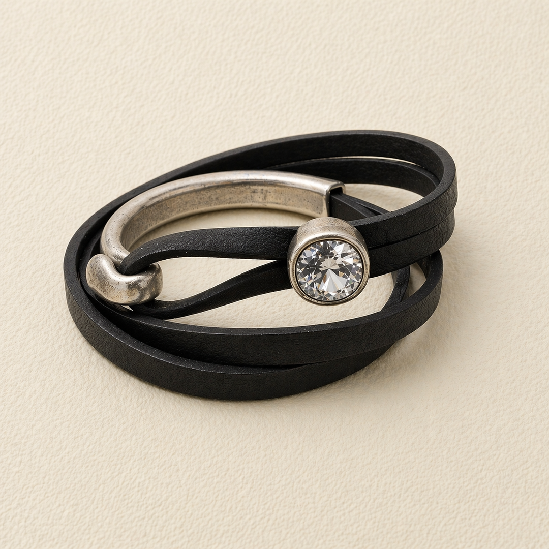 JULY PREORDER: COCO BLACK BRACELET by Rachel Marie Designs (Ships in 2-3 Weeks)