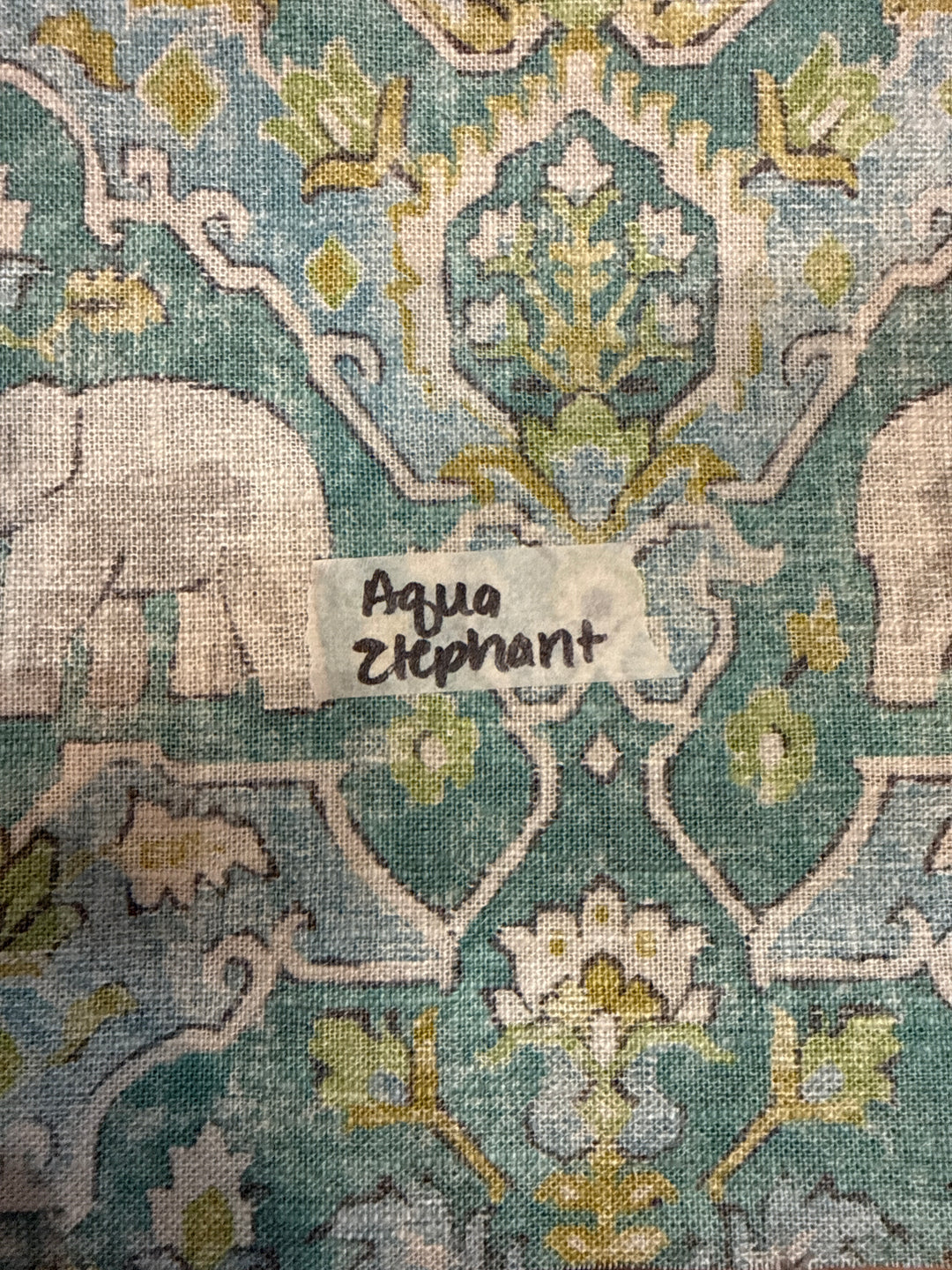 MJ TX PREPO SINGLE LADIES: Aqua Elephant Mini Top Zip by Makeup Junkie (Ships in 3-4 Weeks)