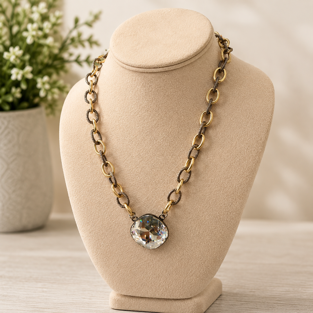 JULY PREORDER: SPARKLE AVENUE NECKLACE by Rachel Marie Designs (Ships in 2-3 Weeks)