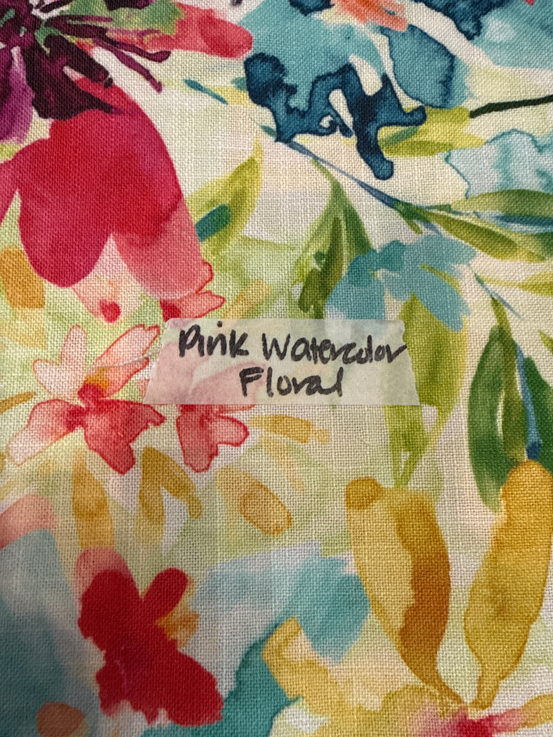 MJ TX PREPO SINGLE LADIES: Pink Watercolor Floral Mini Top Zip by Makeup Junkie (Ships in 3-4 Weeks)