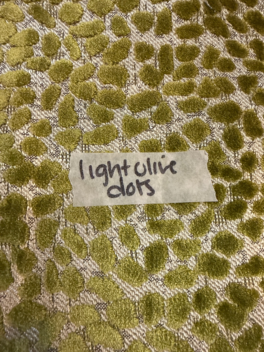 MJ TX PREPO SINGLE LADIES: Light Olive Dots Mini Top Zip by Makeup Junkie (Ships in 3-4 Weeks)