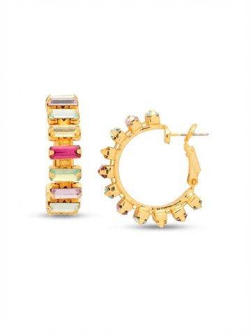 Bianca Hoop Earrings by Sorrelli - Candy Pop