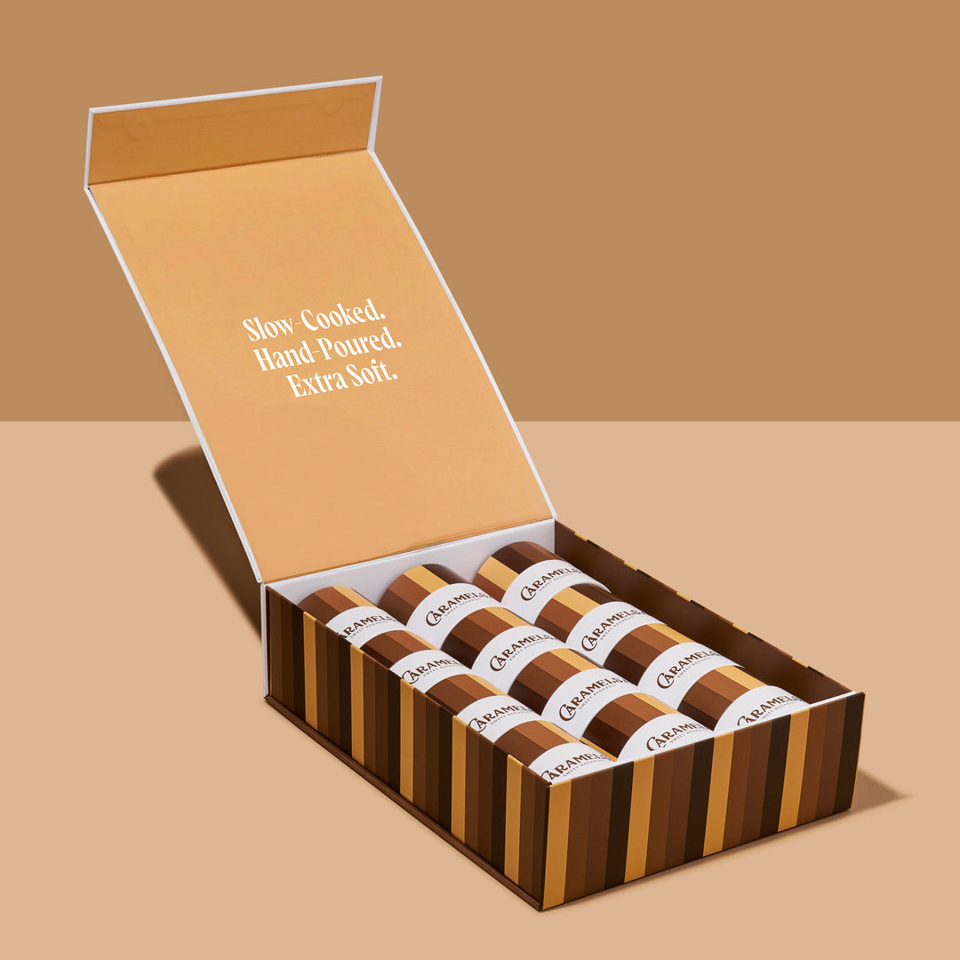 Classic Collection Caramel - 12 Tube Sampler Gift Box - Treats Live