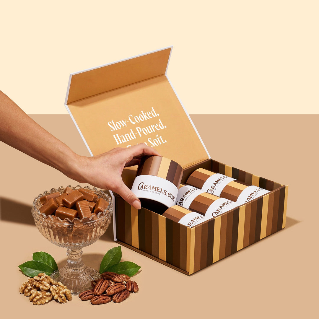 Mixed Nuts Collection - 6 Tube Sampler Gift Box - Treats Live