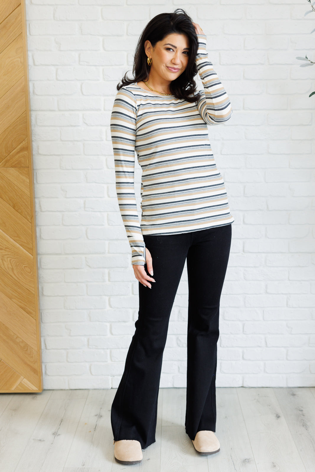 East Coast Breeze Striped Top - 8/17