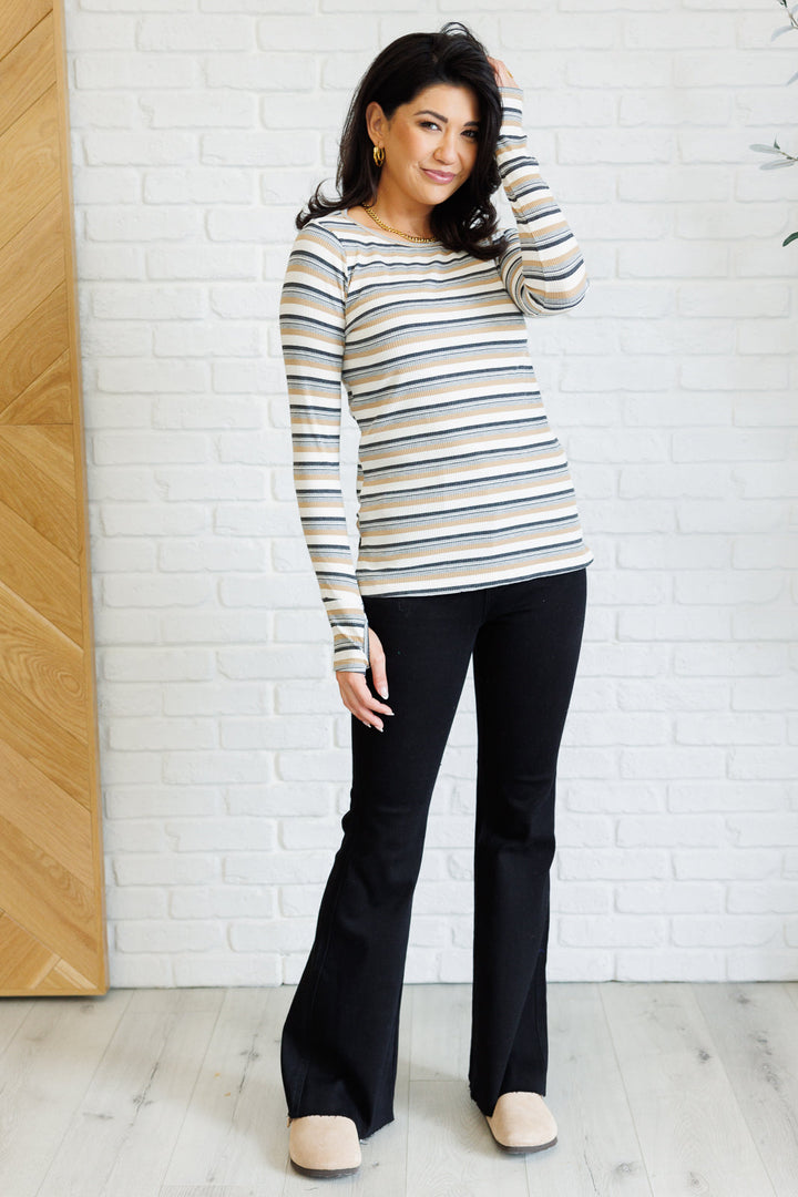 East Coast Breeze Striped Top - 8/17