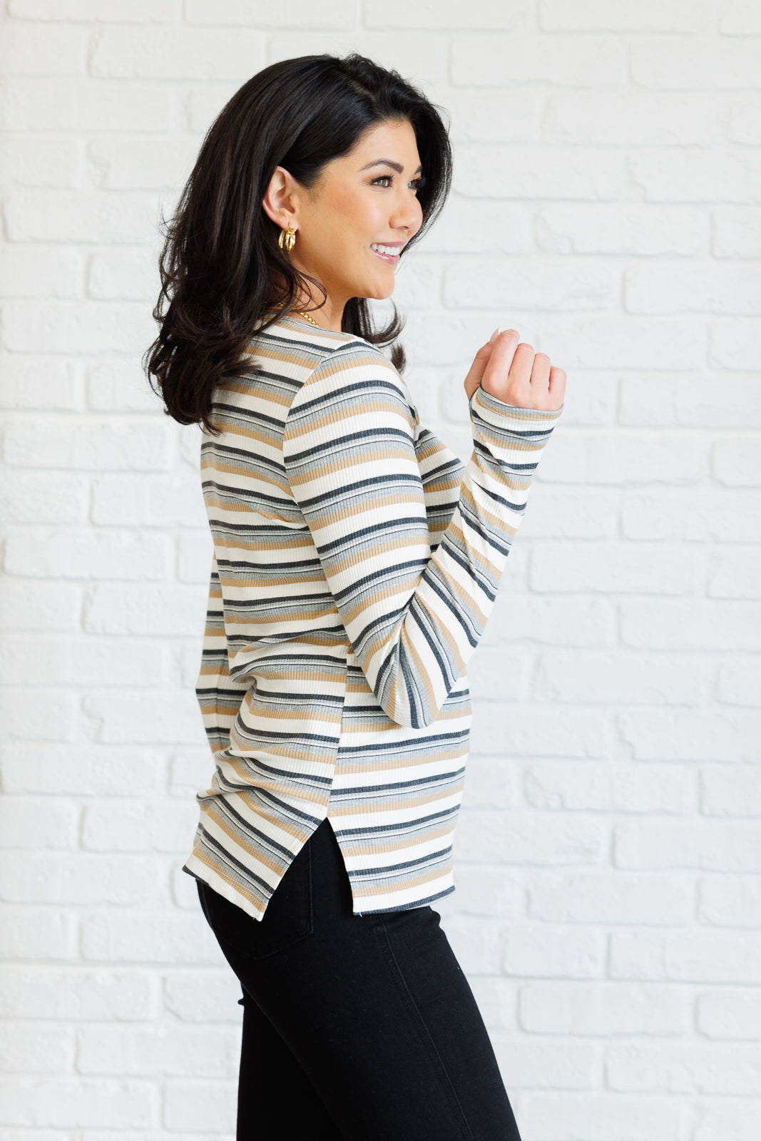 East Coast Breeze Striped Top - 8/17