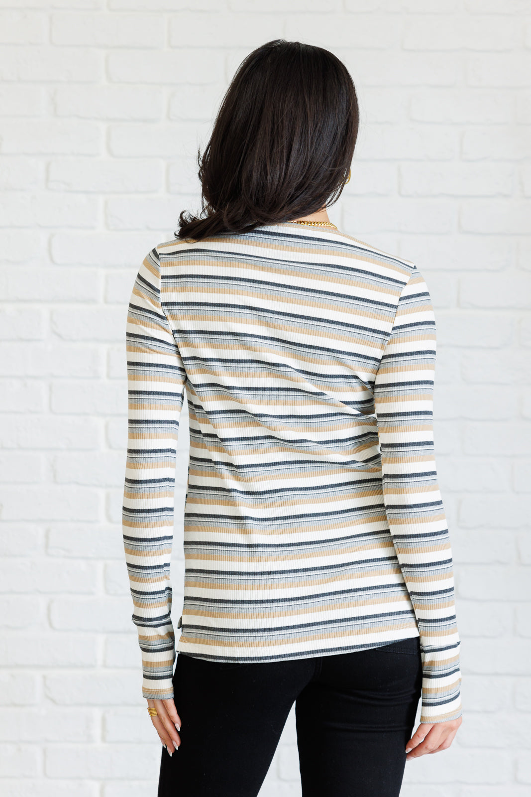 East Coast Breeze Striped Top - 8/17
