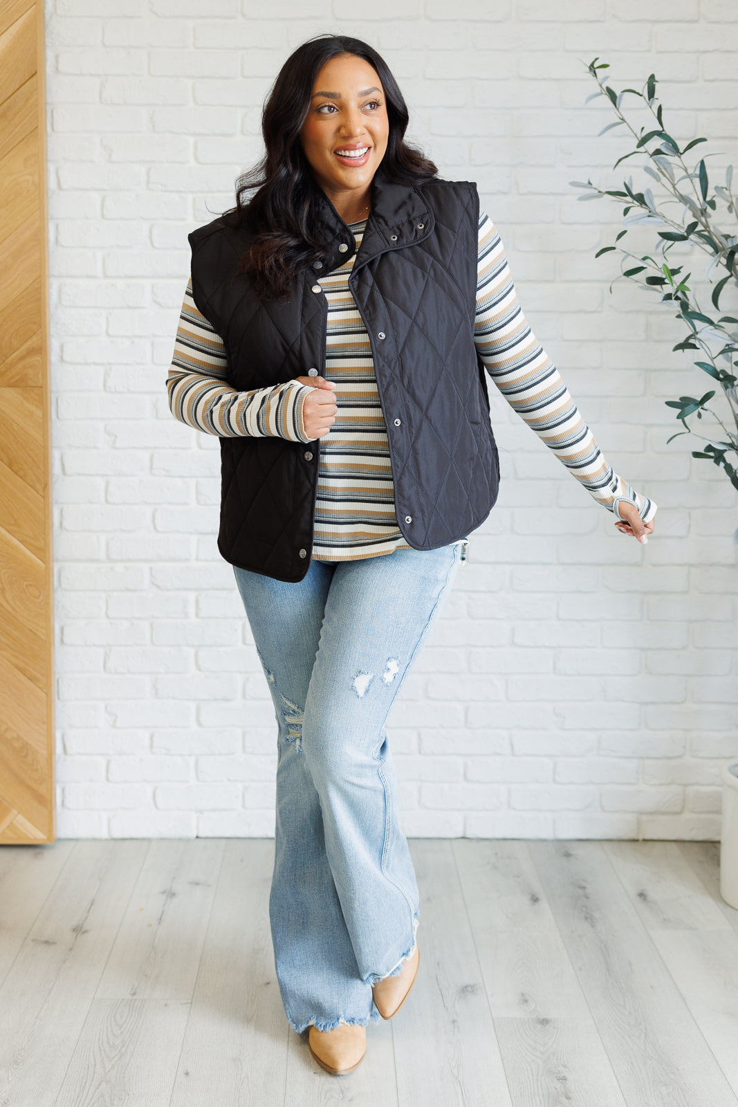 East Coast Breeze Striped Top - 8/17