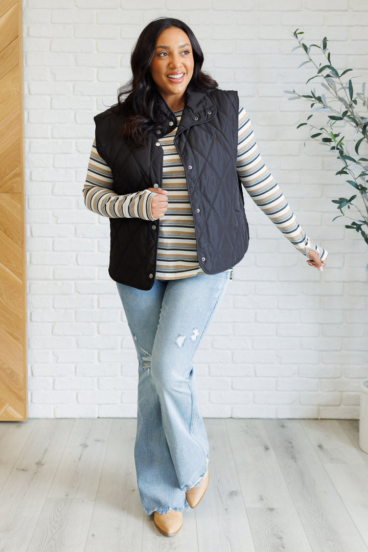 East Coast Breeze Striped Top - 8/17
