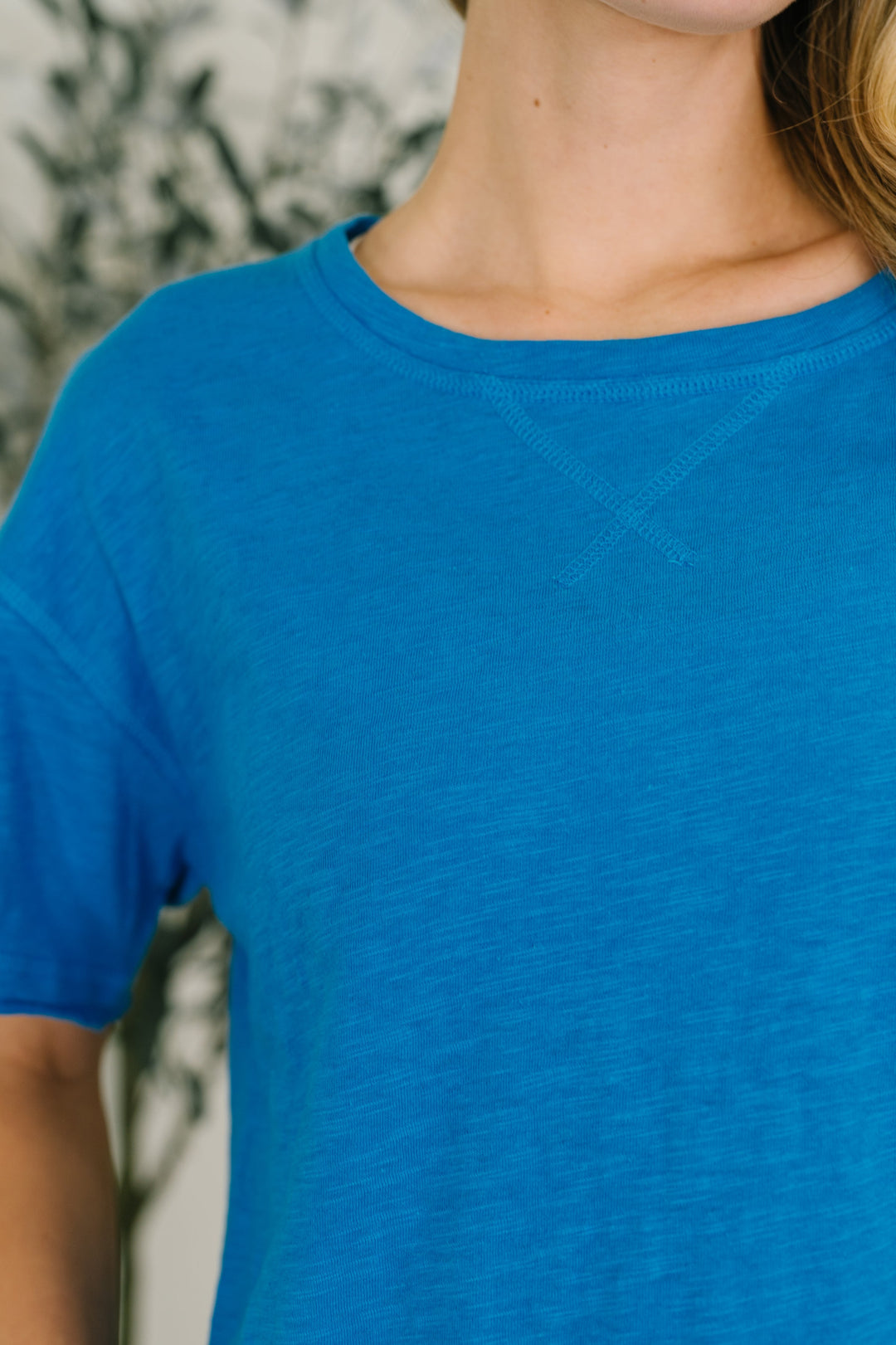 Effortless Edit Boxy Tee in Deep Sky - 4/22