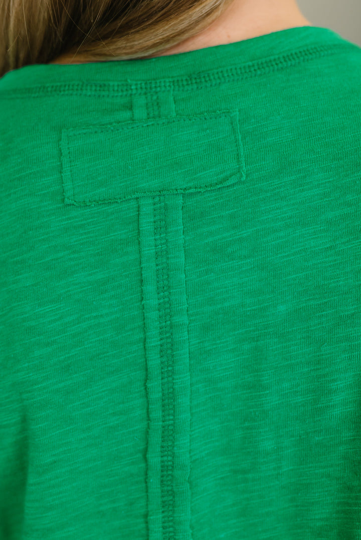 Effortless Edit Boxy Tee in Kelly Green - 4/22