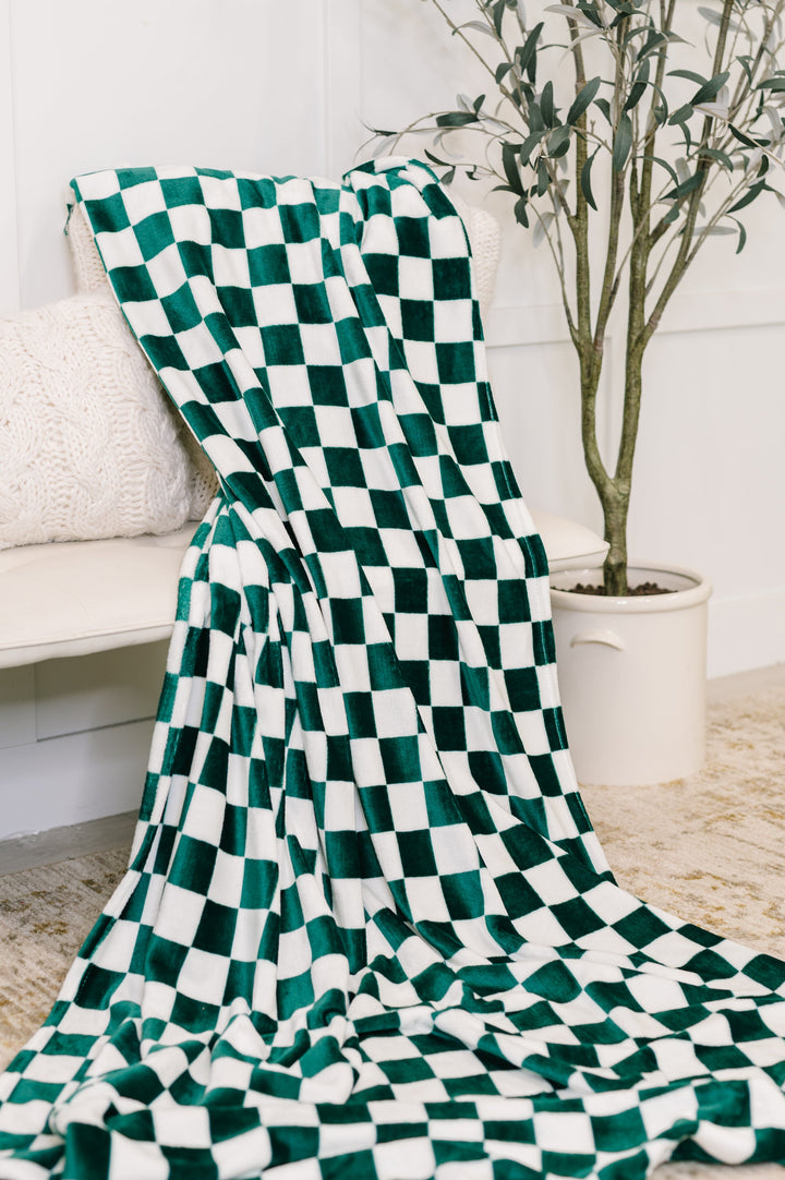 Emerald City Checkered Blanket - 12/15