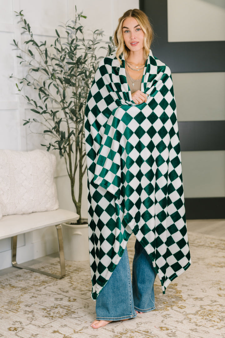 Emerald City Checkered Blanket - 12/15