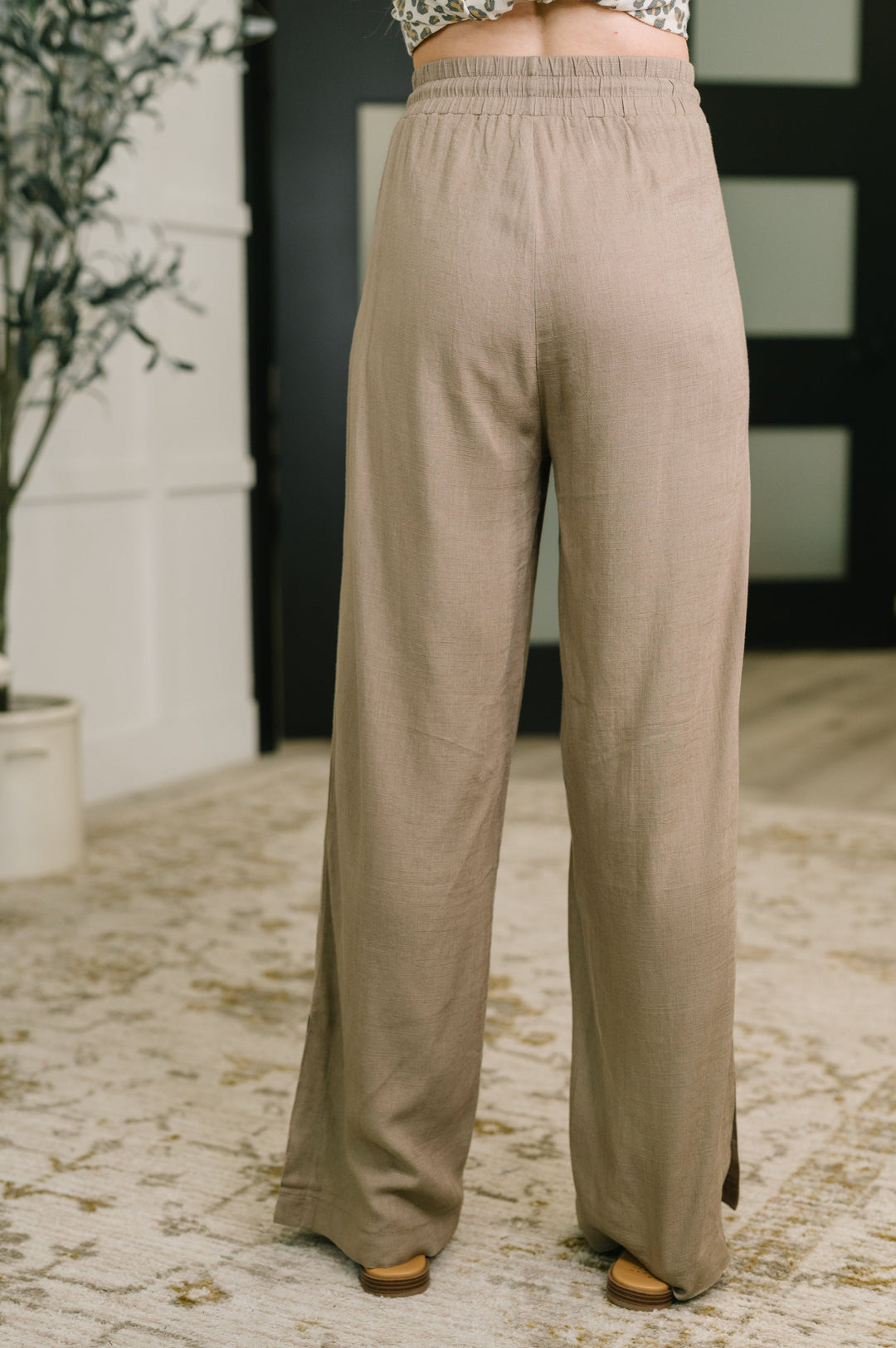 Essential Feeling Straight Leg Lounge Pants in Light in Cocoa - 8/5