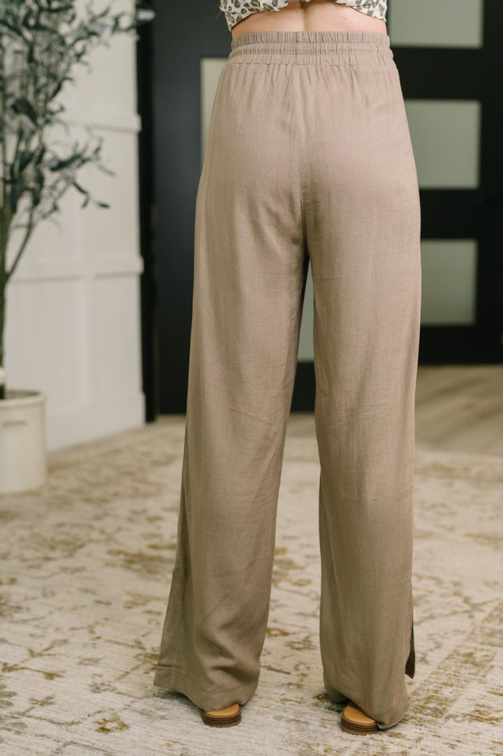 Essential Feeling Straight Leg Lounge Pants in Light in Cocoa - 8/5