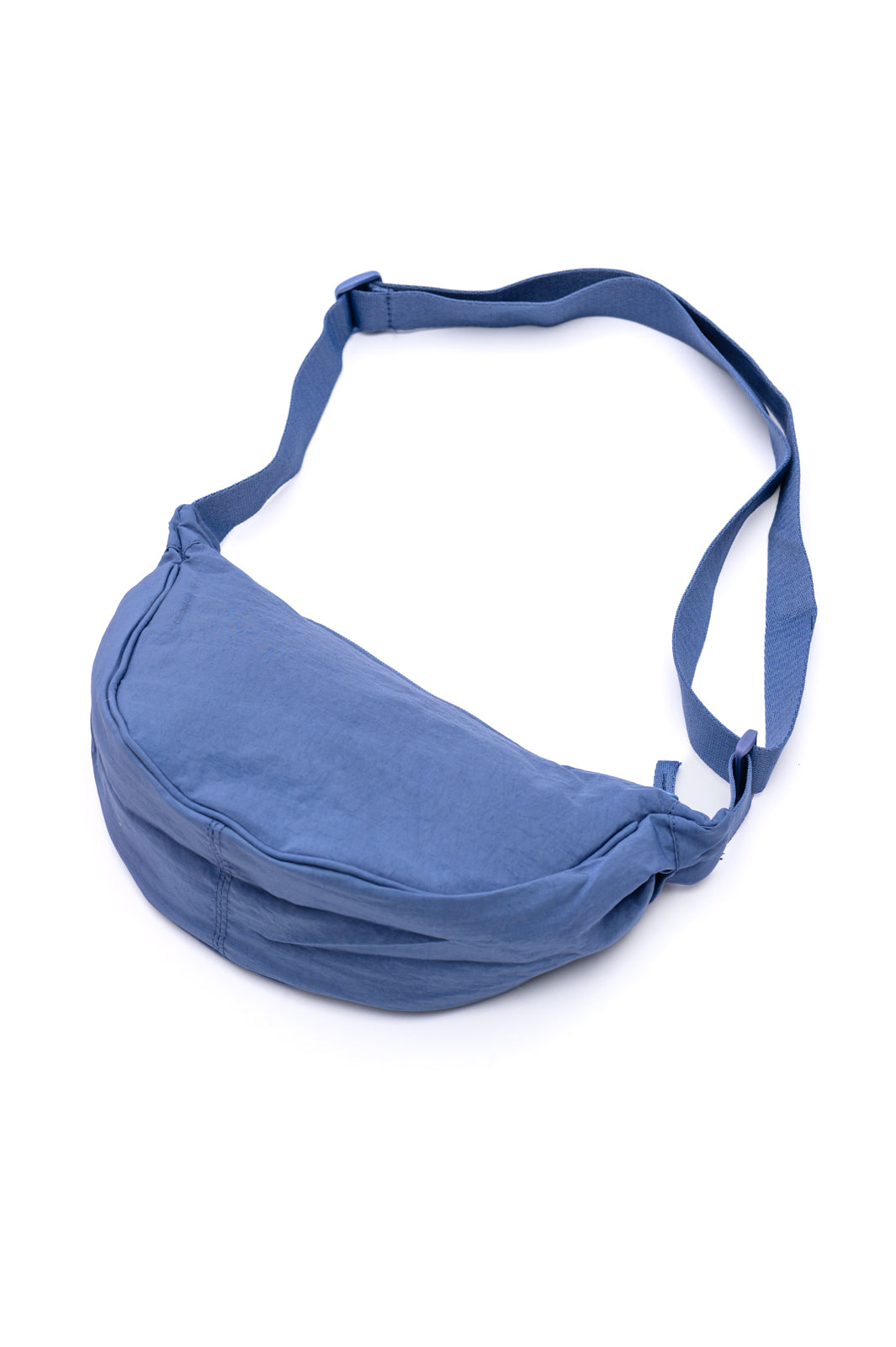 Essentially Everything Round Mini Crossbody Bag in Dusty Blue - 7/6