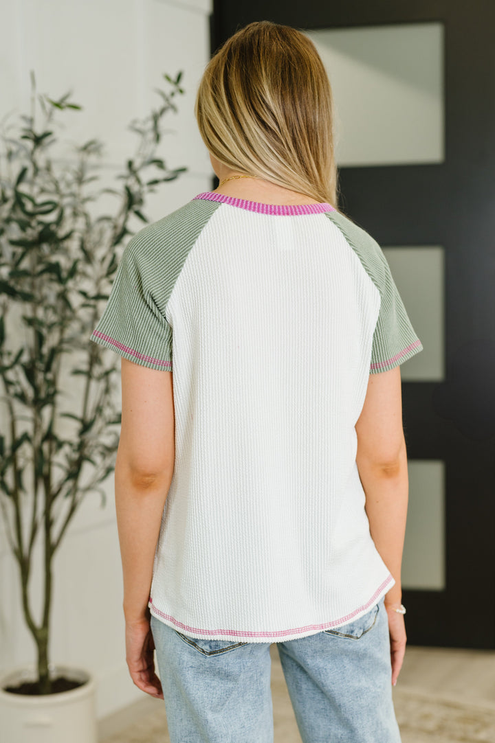 Everyday Envy Cable Ribbed Knit in Light Olive - 4/30