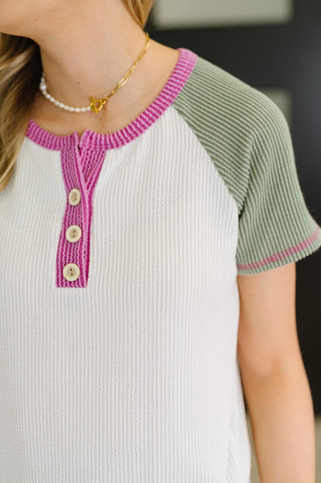 Everyday Envy Cable Ribbed Knit in Light Olive - 4/30