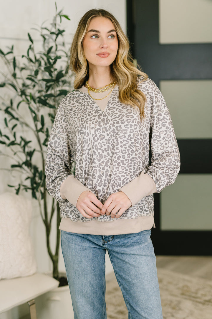 Everything You Need Patchwork Crew Neck Pullover - 3/6