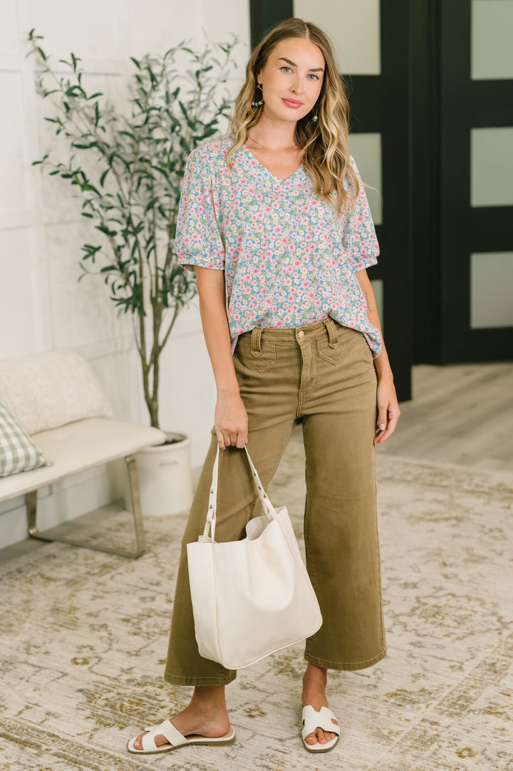 Everything in My Power Floral Puff Sleeve Blouse - 7/10