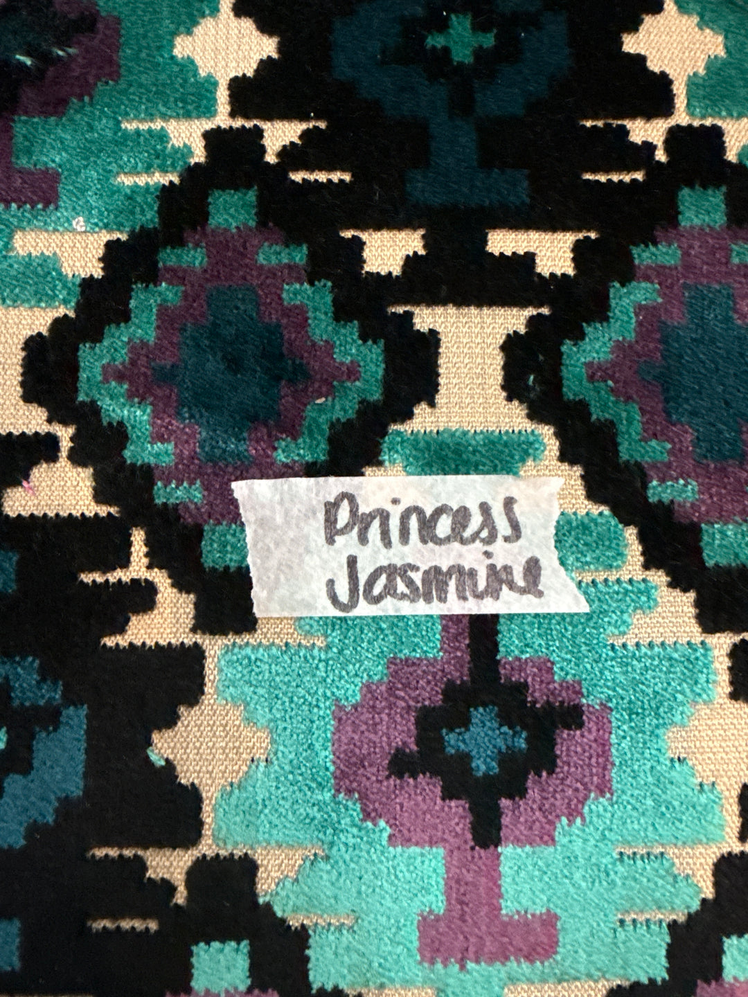 MJ TX PREPO SINGLE LADIES: Princess Jasmine (Midnight Aztec) Mini Top Zip by Makeup Junkie (Ships in 3-4 Weeks)