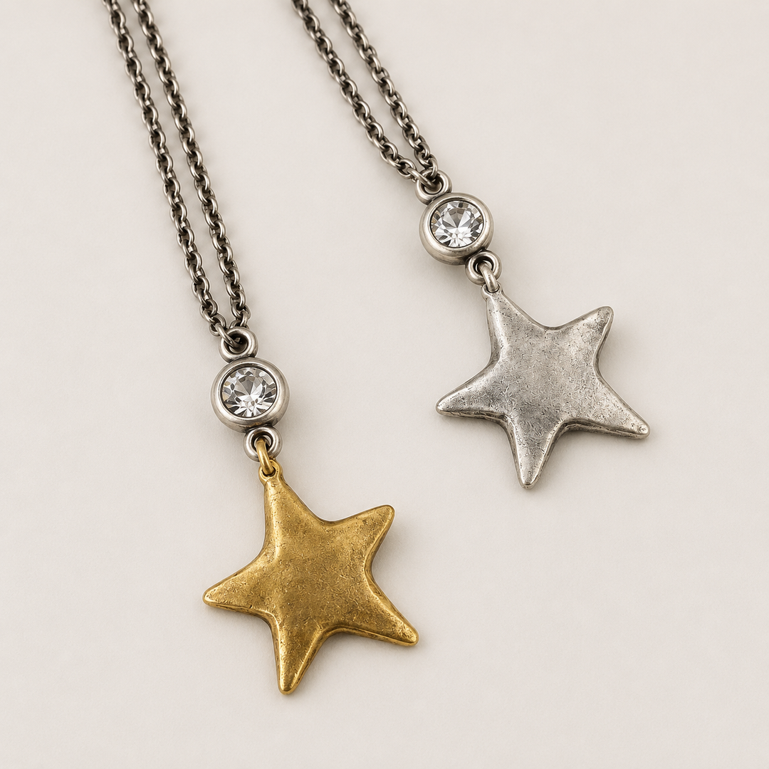 JULY PREORDER: SHOOTING STAR NECKLACE SSCL by Rachel Marie Designs (Ships in 2-3 Weeks)