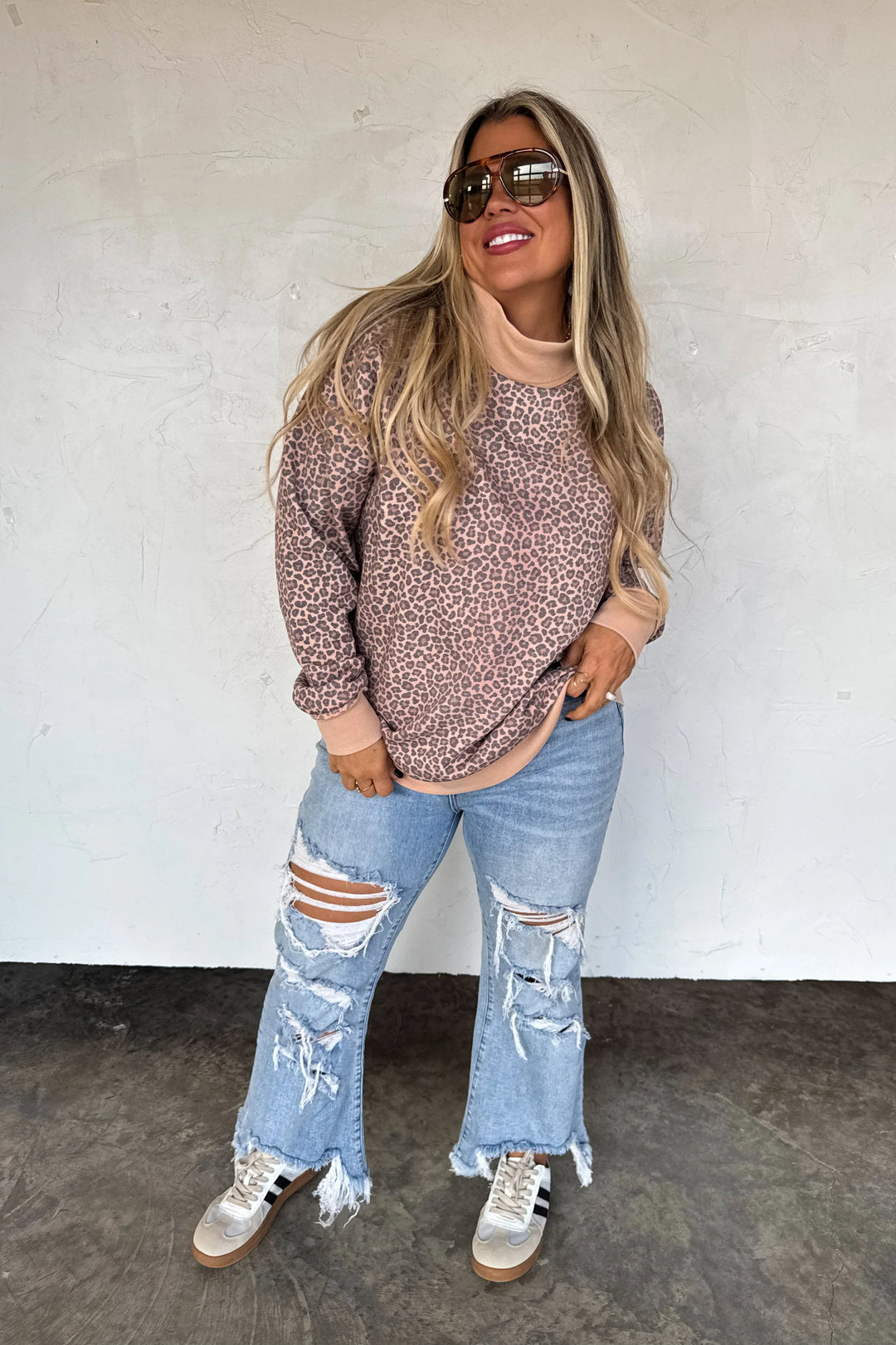 PREORDER: Miller Mock Neck Sweatshirt By Blakeley (Ships Late February)