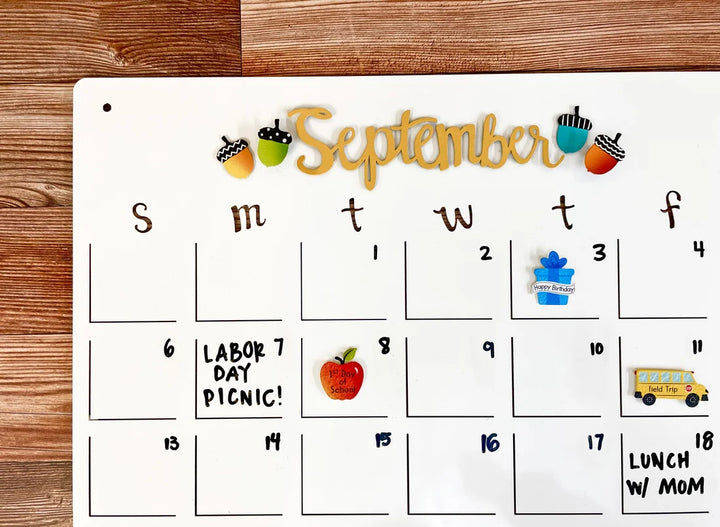 'July' Month Magnet by Roeda (LIVE BOX: Ships in 3 Weeks)