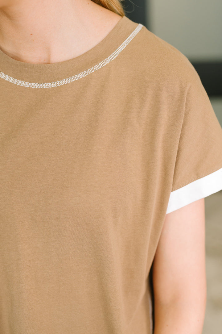 Feel Alright  Two Tone Contrast in Mocha - 8/4