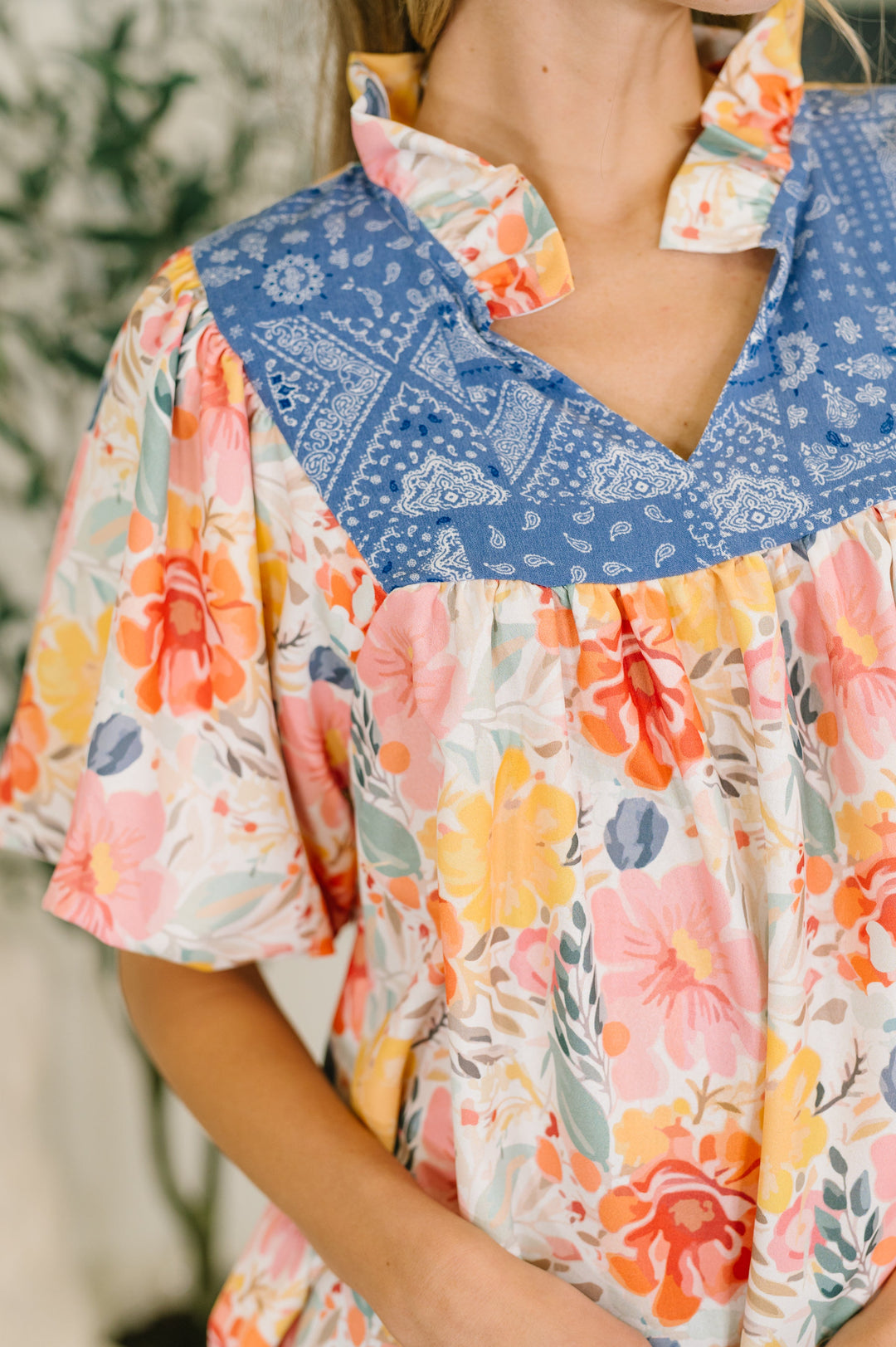 Feel The Way That I Want Balloon Sleeve Blouse - 7/6