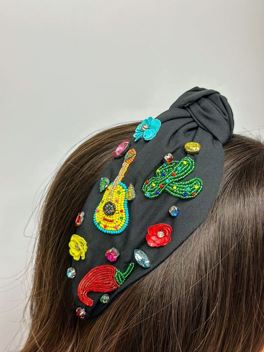 Festive Cinco De Mayo Beaded Embellished Headband