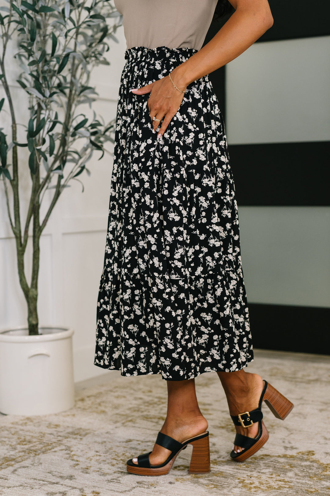 Fielding Flowers Floral Skirt - 7/2